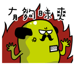 The boss is rich sticker #10363793