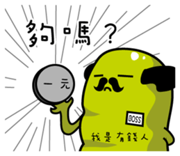 The boss is rich sticker #10363796