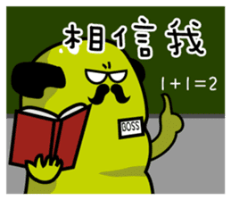 The boss is rich sticker #10363797