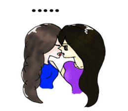 Me & Her sticker #10363903