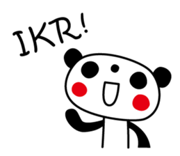 For Pandas Only -English version- sticker #10364042