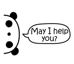 For Pandas Only -English version- sticker #10364045