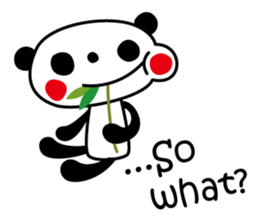 For Pandas Only -English version- sticker #10364049