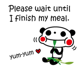 For Pandas Only -English version- sticker #10364062