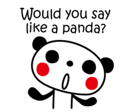 For Pandas Only -English version- sticker #10364077