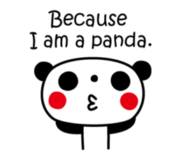 For Pandas Only -English version- sticker #10364078