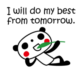 For Pandas Only -English version- sticker #10364079