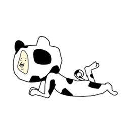 man in animal suit 2 sticker #10364974