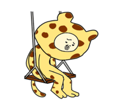 man in animal suit 2 sticker #10364985