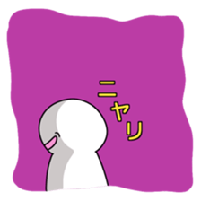 kawaii white 2 sticker #10364923