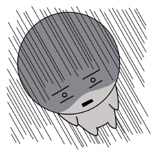 kawaii white 2 sticker #10364946