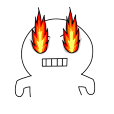 kawaii white 2 sticker #10364955