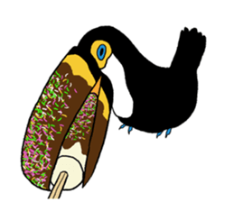 Banana Toco Toucan sticker #10365476