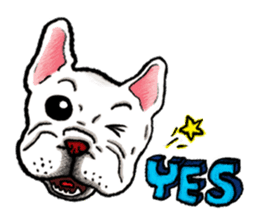 Jewyi The Frenchie sticker #10365683