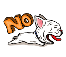 Jewyi The Frenchie sticker #10365684