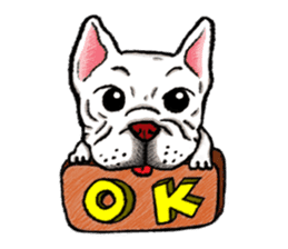 Jewyi The Frenchie sticker #10365685