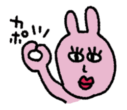 japan kawaii rabbit sticker #10366287