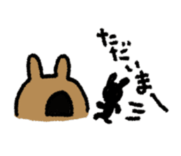 japan kawaii rabbit sticker #10366316