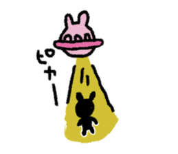 japan kawaii rabbit sticker #10366317