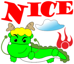 Lucky dragon sticker #10367259