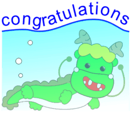 Lucky dragon sticker #10367262