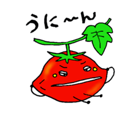 Weather with mini tomato. sticker #10367523