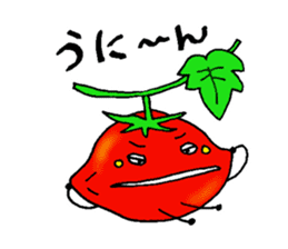 Weather with mini tomato. sticker #10367523