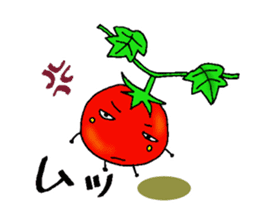 Weather with mini tomato. sticker #10367543