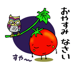 Weather with mini tomato. sticker #10367558
