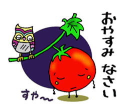Weather with mini tomato. sticker #10367558