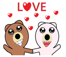 (Valentine) Bear Love You sticker #10368204
