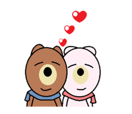 (Valentine) Bear Love You sticker #10368205