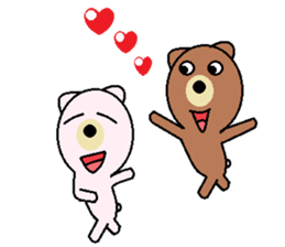 (Valentine) Bear Love You sticker #10368206