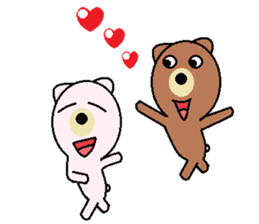 (Valentine) Bear Love You sticker #10368206