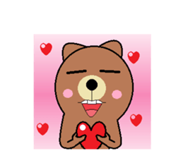 (Valentine) Bear Love You sticker #10368214