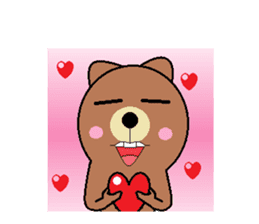 (Valentine) Bear Love You sticker #10368214