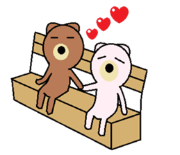 (Valentine) Bear Love You sticker #10368218