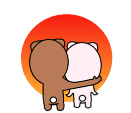 (Valentine) Bear Love You sticker #10368219