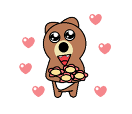 (Valentine) Bear Love You sticker #10368229