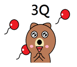 (Valentine) Bear Love You sticker #10368231