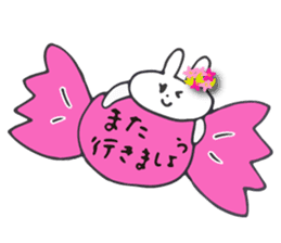 Flower bunny daily conversation of her 4 sticker #10368299
