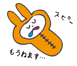 Flower bunny daily conversation of her 4 sticker #10368317