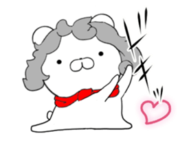 Lovely Musician Bear sticker #10368468