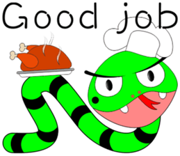 QQ snake sticker #10368570