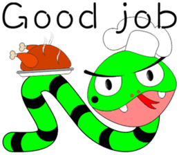 QQ snake sticker #10368570