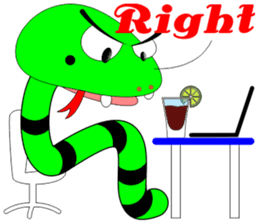 QQ snake sticker #10368574