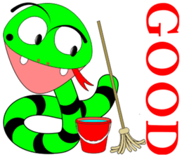 QQ snake sticker #10368575