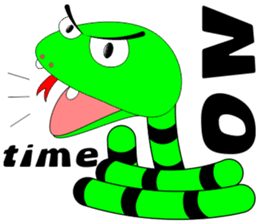 QQ snake sticker #10368577