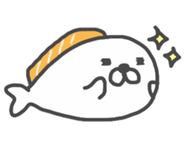 sushi & seal 2 sticker #10368721