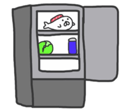 sushi & seal 2 sticker #10368729